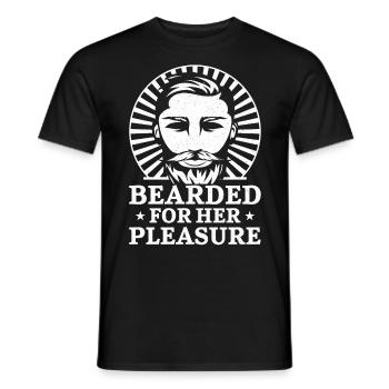 Beard Lover Bearded Man Bearded - Männer T-Shirt - Schwarz - Vorne - AI Model Male 178 light (178cm)
