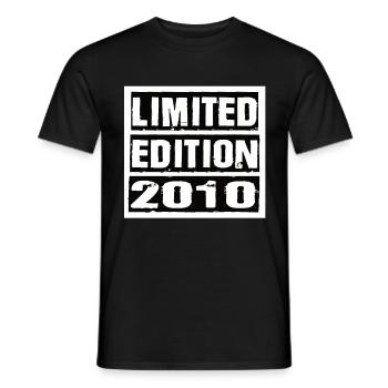 Edition Limitée 2010 Anniversaire 2010 Vintage Rétro - T-shirt homme - noir - Devant - AI Model Male 178 light (178cm)