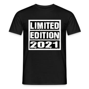 Limited Edition 2021 Geburtstag 2021 Vintage Retro - Männer T-Shirt - Schwarz - Vorne - AI Model Male 178 light (178cm)