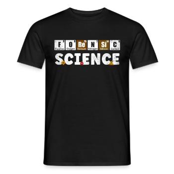 Éléments chimiques Criminologie - T-shirt homme - noir - Devant - AI Model Male 178 light (178cm)