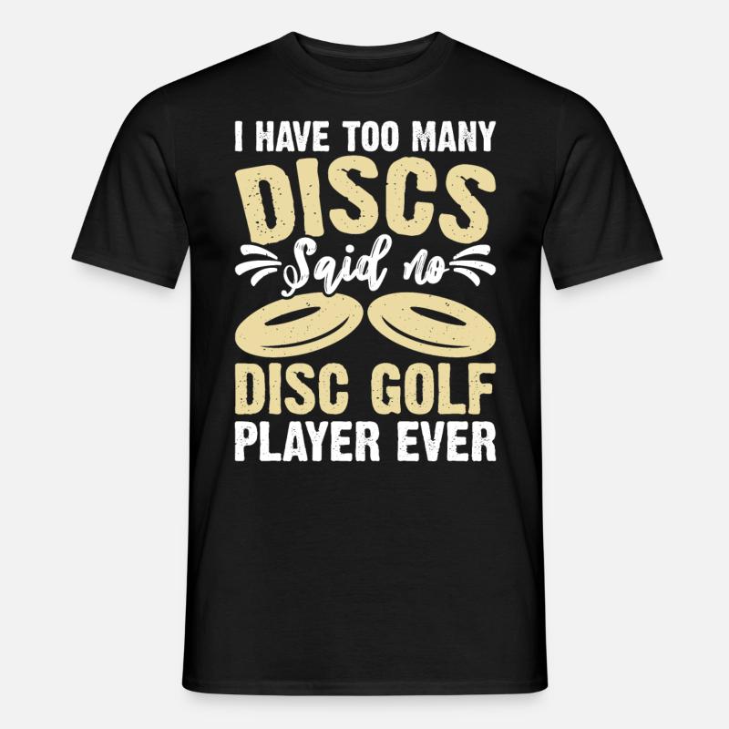 Discgolf Disc Golf - Männer T-Shirt - Schwarz
