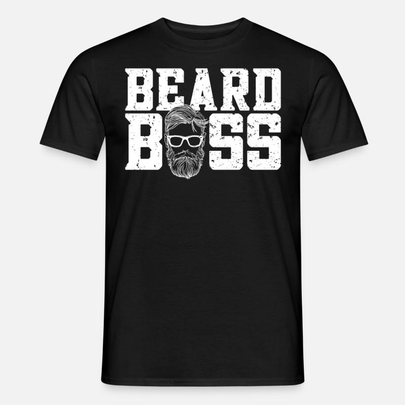 Beard Lover Bearded Man Bear - Männer T-Shirt - Schwarz