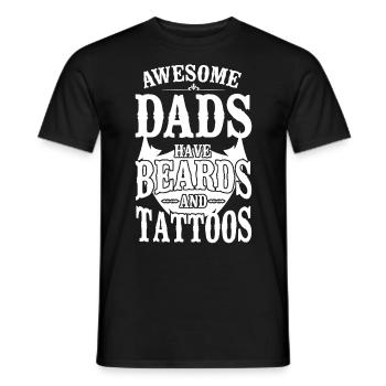 Beard Lover Bearded Man Dad - Männer T-Shirt - Schwarz - Vorne - AI Model Male 178 light (178cm)