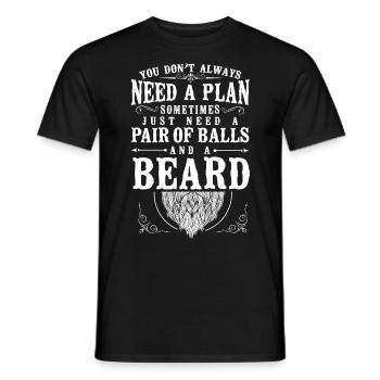 Beard Lover Bearded Man You Don't - Männer T-Shirt - Schwarz - Vorne - AI Model Male 178 light (178cm)