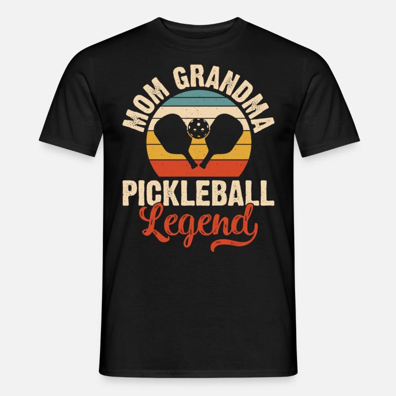 Pickleball - Männer T-Shirt - Schwarz