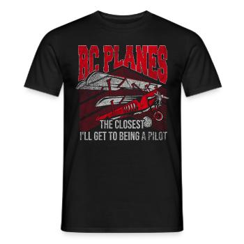 Le plus proche que j’aurai d’être un modèle pilote - T-shirt homme - noir - Devant - AI Model Male 178 light (178cm)