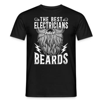 Beard Lover Bearded Man - Men's T-Shirt - black - Front - AI Model Male 178 light (178cm)