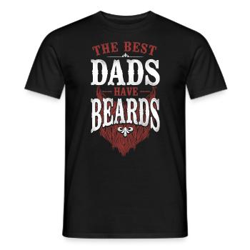 Beard Lover Bearded Man Dad Ginger - Männer T-Shirt - Schwarz - Vorne - AI Model Male 178 light (178cm)