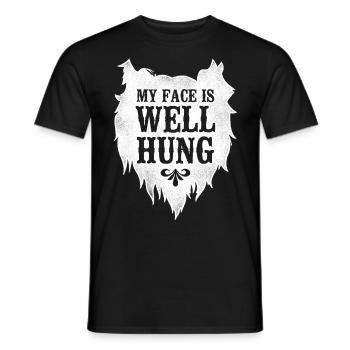 Amant barbe Homme barbu Mon visage est - T-shirt homme - noir - Devant - AI Model Male 178 light (178cm)