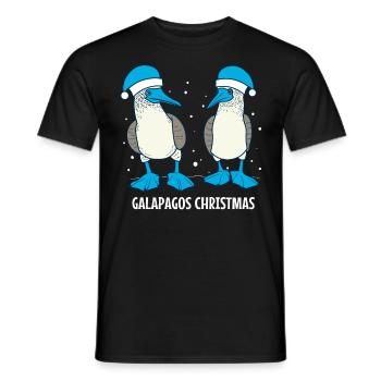 Galapagos Christmas - Männer T-Shirt - Schwarz - Vorne - AI Model Male 178 light (178cm)