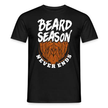 Beard Lover Bearded Man Ginger - Men's T-Shirt - black - Front - AI Model Male 178 light (178cm)