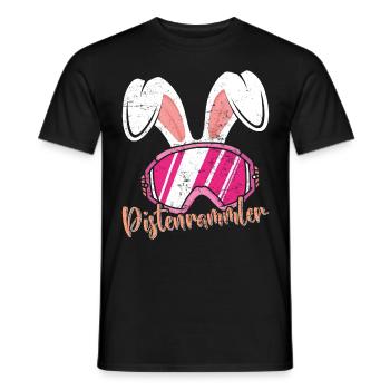 Apres-Ski Pistenrammler Skihasen Ski Party - Männer T-Shirt - Schwarz - Vorne - AI Model Male 178 light (178cm)
