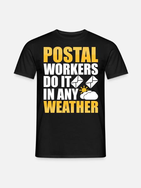 Postman Postman Postman - Men's T-Shirt - black