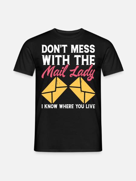 Postman Postman Postman - Men's T-Shirt - black
