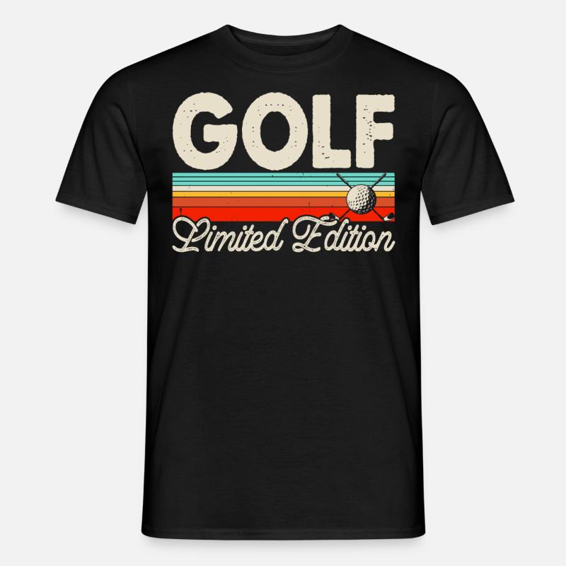 Golf Golfer - Männer T-Shirt - Schwarz