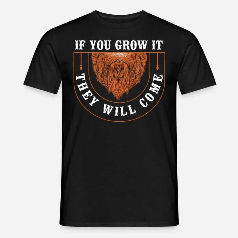 Beard Lover Bearded Man Ginger - Männer T-Shirt - Schwarz