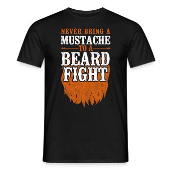 Beard Lover Bearded Man Ginger - Men's T-Shirt - black - Front - AI Model Male 178 light (178cm)