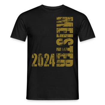 Meister 2024 - Männer T-Shirt - Schwarz - Vorne - AI Model Male 178 light (178cm)