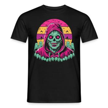 Halloween Ghoul - The ideal scary gift - Men's T-Shirt - black - Front - AI Model Male 178 light (178cm)