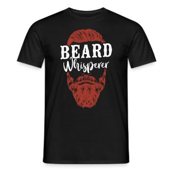 Beard Lover Bearded Man Ginger - Men's T-Shirt - black - Front - AI Model Male 178 light (178cm)
