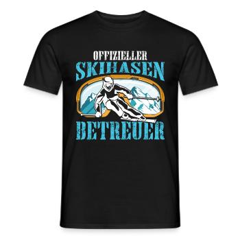 Offizieller Skihasen Betreuer Apres-Ski Party - Männer T-Shirt - Schwarz - Vorne - AI Model Male 178 light (178cm)