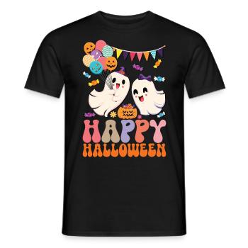 Read More Books - Men's T-Shirt - black - Front - AI Model Male 178 light (178cm)