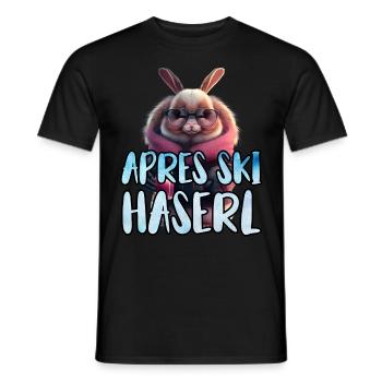 Apres Ski Haserl Ski Party Shirt Frauen Skihasen - Männer T-Shirt - Schwarz - Vorne - AI Model Male 178 light (178cm)