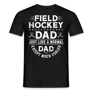 Field Hockey Dad Field Hockey Dad - Männer T-Shirt - Schwarz - Vorne - AI Model Male 178 light (178cm)