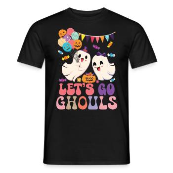 Let's Go Ghouls - Men's T-Shirt - black - Front - AI Model Male 178 light (178cm)