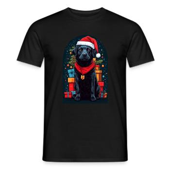 Lustiger Labrador Retriever Mit - Männer T-Shirt - Schwarz - Vorne - AI Model Male 178 light (178cm)