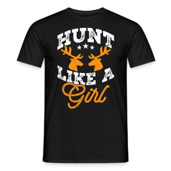 Huntress Hunt - T-shirt homme - noir - Devant - AI Model Male 178 light (178cm)