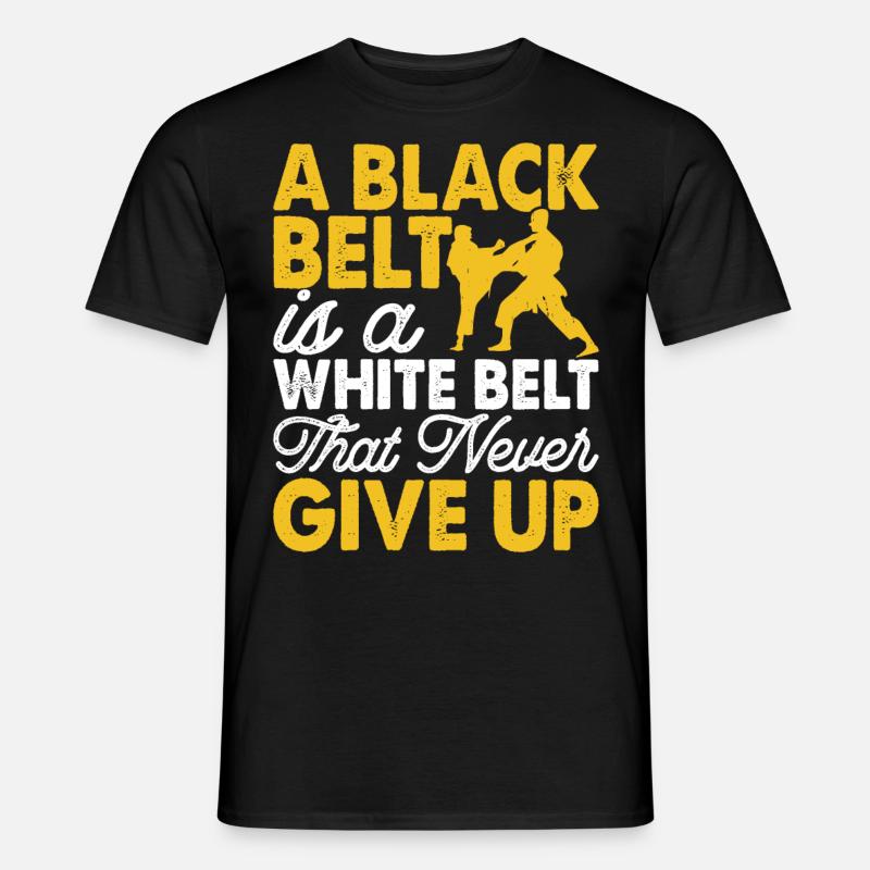 Karate - Männer T-Shirt - Schwarz