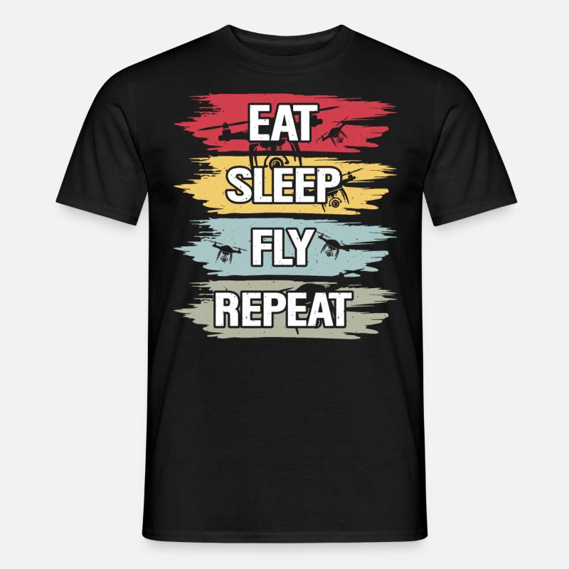 Skydiving - Männer T-Shirt - Schwarz