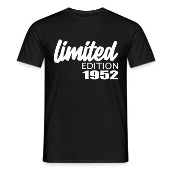 Limited Edition 1952 - Männer T-Shirt - Schwarz - Vorne - AI Model Male 178 light (178cm)