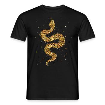 Snake Snake Terrarium Cornet Snake - Men's T-Shirt - black - Front - AI Model Male 178 light (178cm)