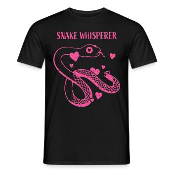 Snake Whisperer Snake Lovers - T-shirt homme - noir - Devant - AI Model Male 178 light (178cm)