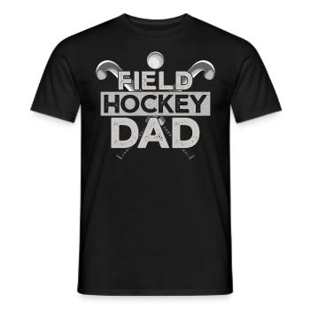 Field Hockey Dad Field Hockey Dad - Männer T-Shirt - Schwarz - Vorne - AI Model Male 178 light (178cm)