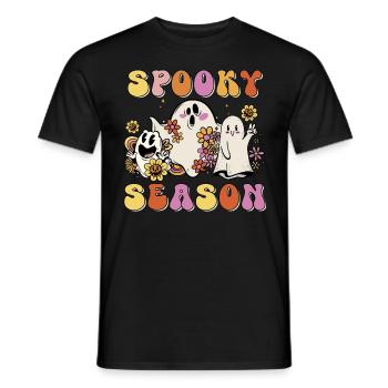 Spooky Season - Männer T-Shirt - Schwarz - Vorne - AI Model Male 178 light (178cm)