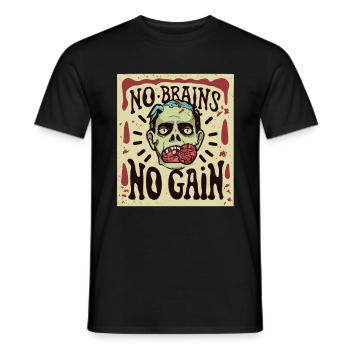 Zombies Zombie Halloween Zombie Kostüm - Männer T-Shirt - Schwarz - Vorne - AI Model Male 178 light (178cm)