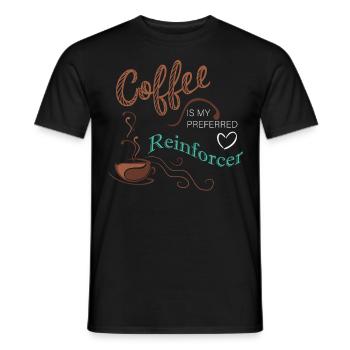 Coffee Therapist Teacher - Coffee Teacher School - Men's T-Shirt - black - Front - AI Model Male 178 light (178cm)