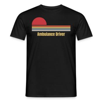 Ambulance Driver - Männer T-Shirt - Schwarz - Vorne - AI Model Male 178 light (178cm)