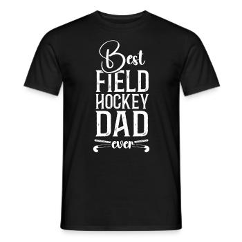 Field Hockey Dad Best Field Hockey - Männer T-Shirt - Schwarz - Vorne - AI Model Male 178 light (178cm)