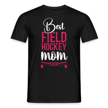 Field Hockey Mom Best Field Hockey - Männer T-Shirt - Schwarz - Vorne - AI Model Male 178 light (178cm)