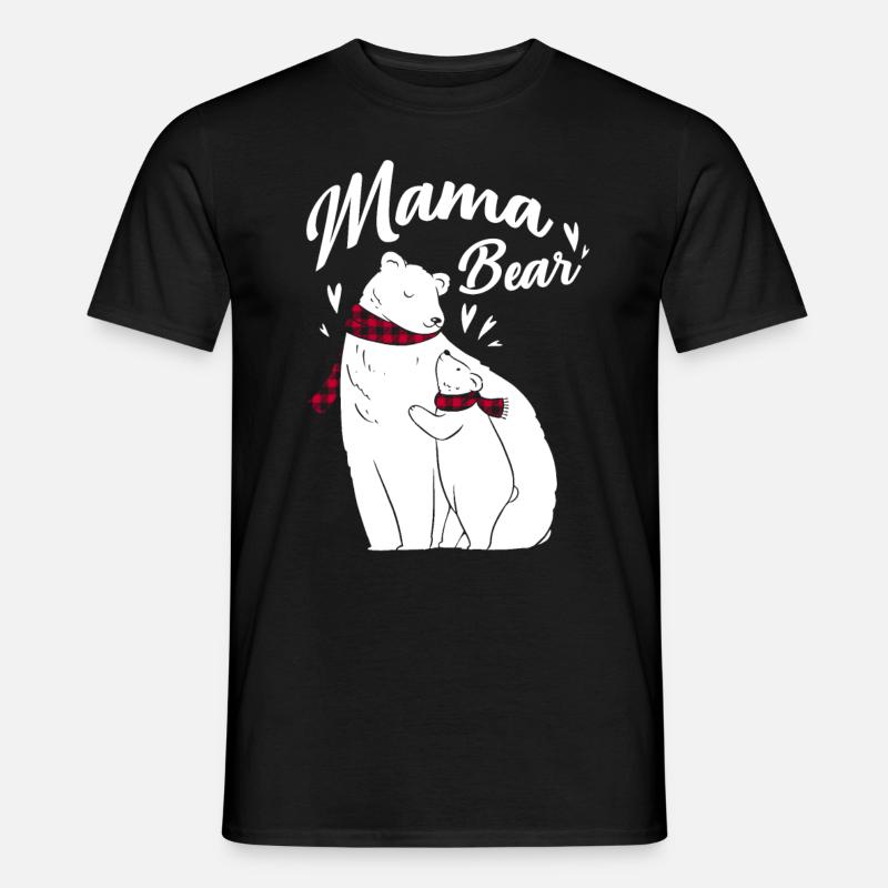 Mama Bear - Männer T-Shirt - Schwarz