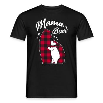 Maman Ours - T-shirt homme - noir - Devant - AI Model Male 178 light (178cm)