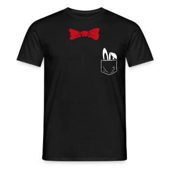 Kostümersatz Zauberer Illusionist Zauberkünstler - Männer T-Shirt - Schwarz - Vorne - AI Model Male 178 light (178cm)