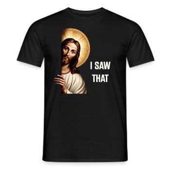 Jésus Freak Jésus Christ Meme Bible Chrétienne - T-shirt homme - noir - Devant - AI Model Male 178 light (178cm)