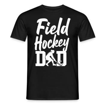 Field Hockey Dad Field Hockey Dad - Männer T-Shirt - Schwarz - Vorne - AI Model Male 178 light (178cm)
