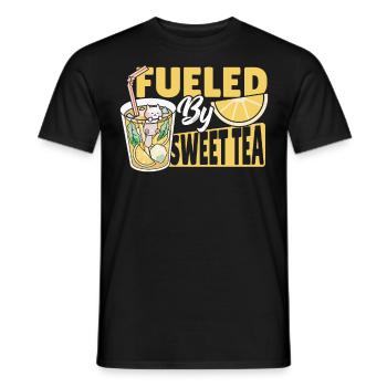 Süßer Tee Eistee von süßem Tee angeheizt - Männer T-Shirt - Schwarz - Vorne - AI Model Male 178 light (178cm)
