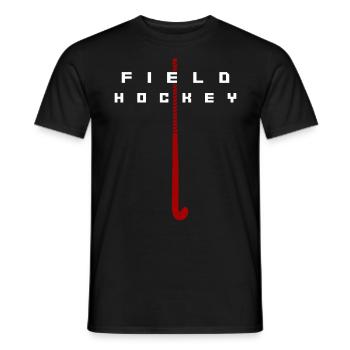 Hockey sur gazon Hockey sur gazon - T-shirt homme - noir - Devant - AI Model Male 178 light (178cm)